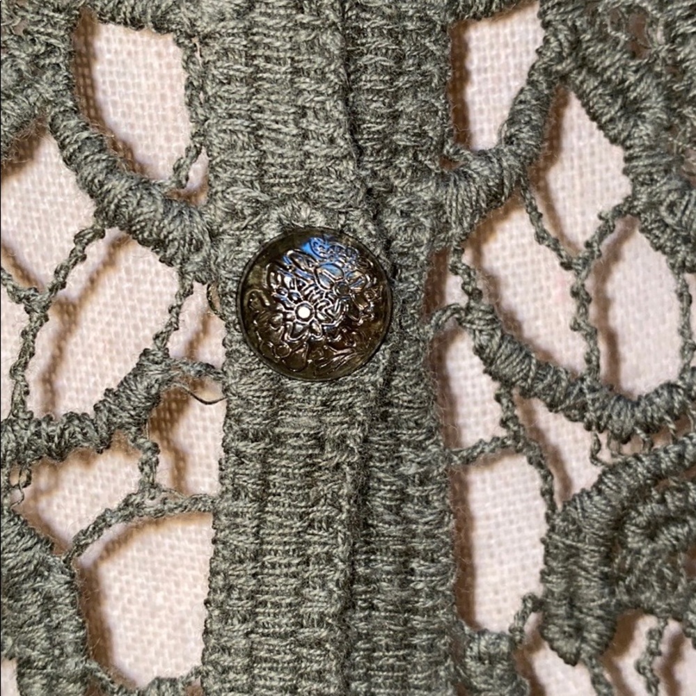 Crochet Button Up Top - Picture 3 of 7